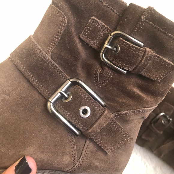 Sesto Meucci suede moto buckle boots - Picture 4 of 10